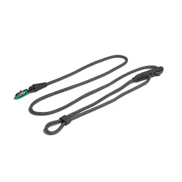 Guia para Caes Maos Livres Leash Titanium Grey Zeedog